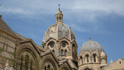 Fototapeta na wymiar Basílica Catedral Santa María La Mayor de Marsella, Marsella, Francia