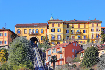 palazzi colorati di biella piazzo, colorful buildings of biella piazzo
