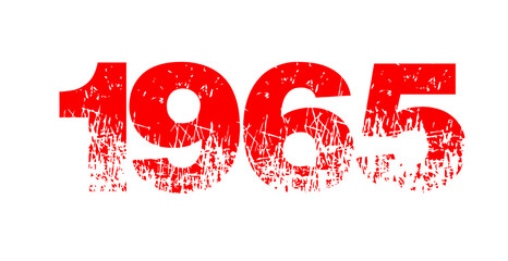 Vintage year 1965 png