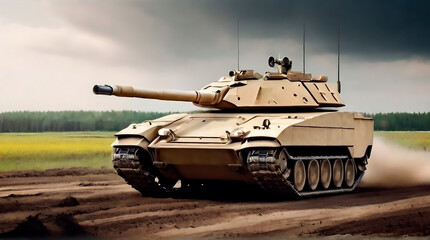 Military heavy equipment 3D.