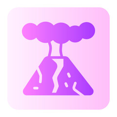 volcano gradient icon