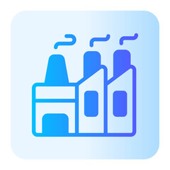 factory gradient icon