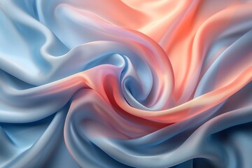 Obraz premium a smooth and flowing abstract surface with a glossy finish