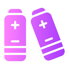 Fototapeta premium battery gradient icon