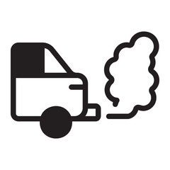 Obraz premium car glyph icon