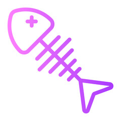 fishbone gradient icon