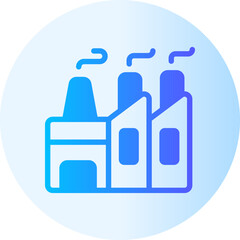 factory gradient icon