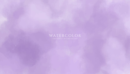 Obraz premium Abstract horizontal watercolor background. Neutral light colored empty space background illustration