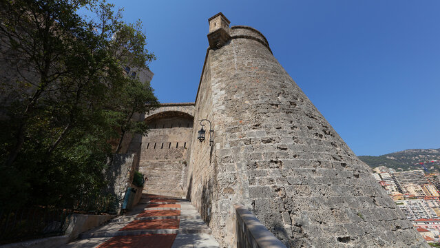 Baluarte de entrada al Palacio del Pr&iacute;ncipe, Principado de M&oacute;naco