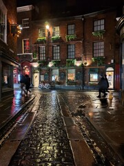 Obraz premium Rainy evening in York