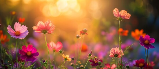 Fototapeta na wymiar It's Flower Morning Time - A Blissful Awakening to the Vibrant Beauty of Nature at Its Peak