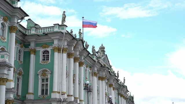 St. Petersburg, Russia, June 04, 2023: Hermitage Building