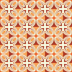 Fototapeta premium Fall autumn fabric seamless vector pattern design.