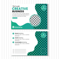 Modern Creative Digital Post card Design Template