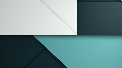 Modern abstract geometric color block layered background, copy space