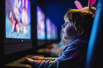 Family-friendly easter animation festival Showcasing short films Workshops And meet-and-greets with animators and characters - obrazy, fototapety, plakaty