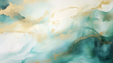 Abstract ocean and swirls of marble background - obrazy, fototapety, plakaty