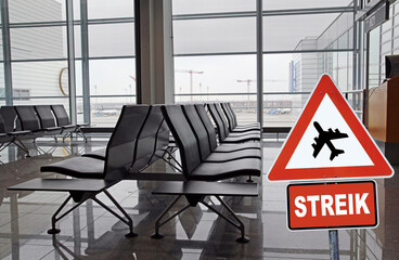 Streik am Flughafen, Bahnhof und anderen Transportunternehmen