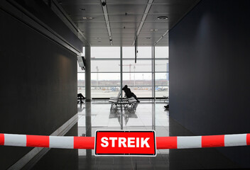Streik am Flughafen, Bahnhof und anderen Transportunternehmen