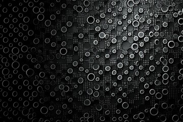 Onyx Ring Ensemble: Immerse yourself in the elegance of an onyx-inspired ensemble of small rings, casting shades of black and gray against a dark abstract backdrop