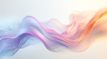 Abstract Wavy Texture in pastel and white Tones