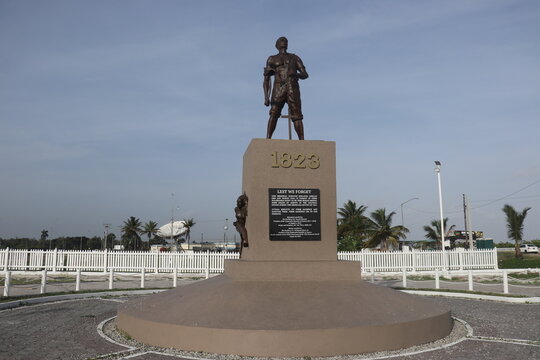 1823 Monument in Georgetown Guyana, South America