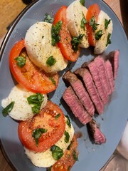 grilled beef with vegetables