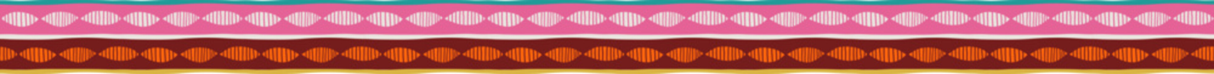 Decorative border with tribal pattern