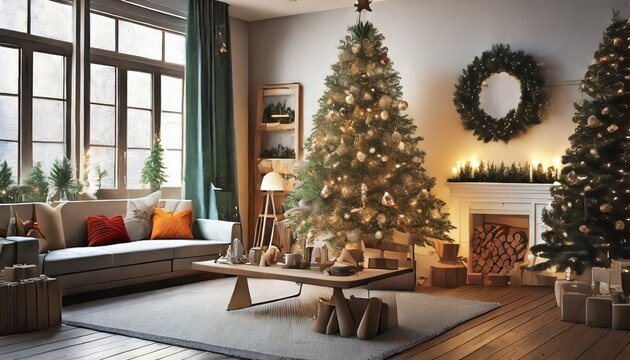 christmas living room