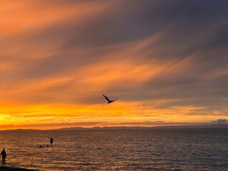 sunset photography on the beach