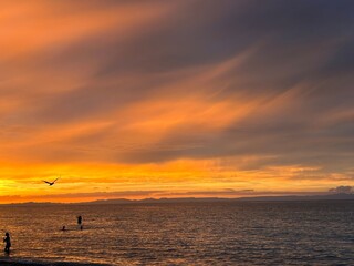 Fotografía de atardecer 
