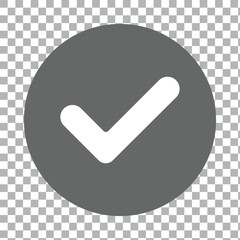 Check mark icons. Profile verification check marks icon. Approved symbol. Verified account badge. Quality and accept signs. Vector illustration. 19