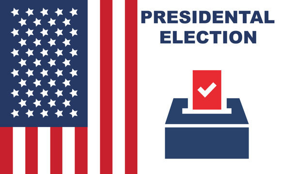 Presidential Elections Event Banner, background, card, poster design