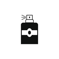 barber spray vector type icon