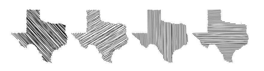 Texas Shape Silhouette. Texas Logo Vector. Dallas Star. Vector symbols Design Template.