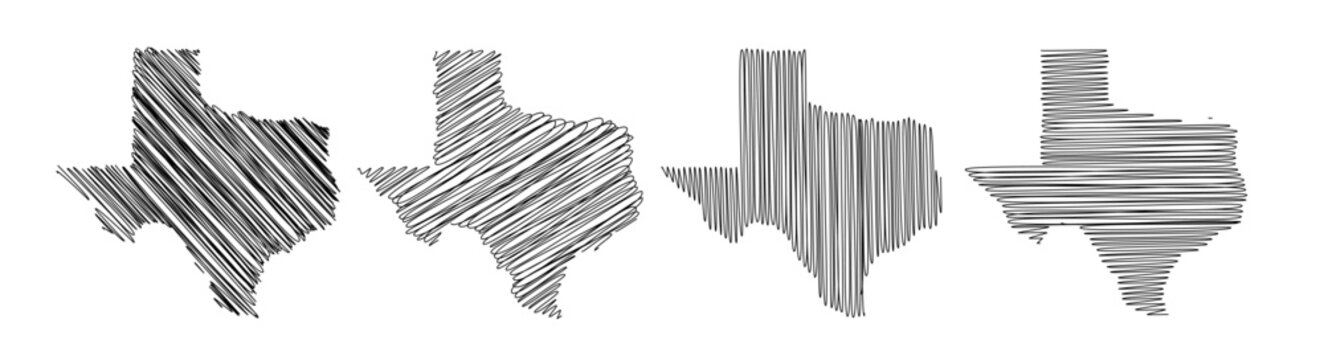Texas Shape Silhouette. Texas Logo Vector. Dallas Star. Vector symbols Design Template.