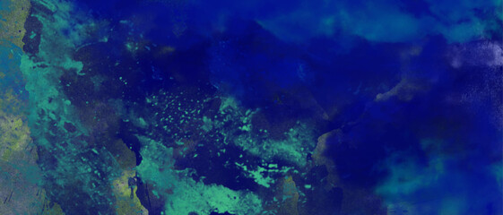 Fototapeta na wymiar Blue grunge texture. Colorful blue watercolor background texture. Modern dark grunge texture. Abstract navy blue background