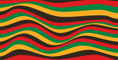 Black history month. February celebration. Freedom month banner. Annual American holiday. Vector illustration