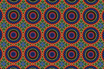 mandala seamless pattern background