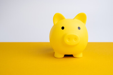 Piggy bank concept for savings, accounting, bank and business account. Small piggy bank for money...