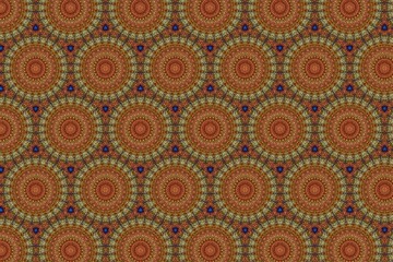 floral seamless mandala pattern background