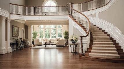 Grand Foyer with Sweeping Staircase