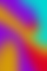Abstract gradient background, colorful blurred wave.
