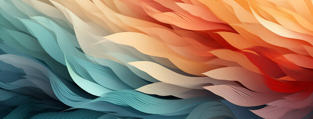wide panoramic colorful Facebook backgrounds with different geometric shapes and waves 