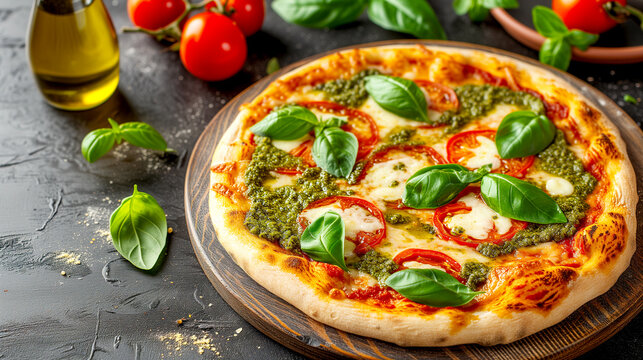 Pizza Mozzarella - Italian food
