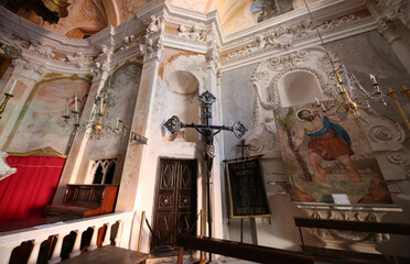 Oratorio de la Cofradía de los Neri (Mortis et orationis), Monterosso, Cinque Terre, Italia