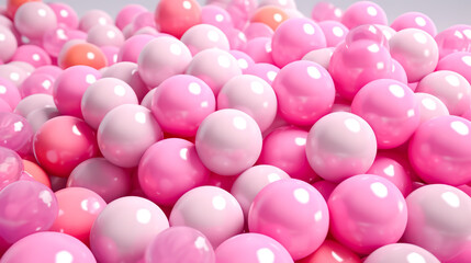Fototapeta na wymiar Elevate your imagination with a creative abstract photo background featuring an enchanting arrangement of pink balloons. Perfect for diverse design projects.