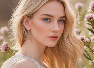 Meadow Muse: Serene Beauty in White