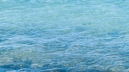 Obraz premium Water of Tyrrenian sea, nature background.