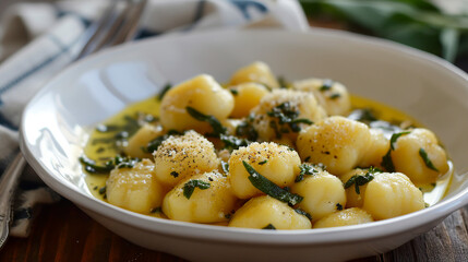 Gnocchi with Sage Butter Sauce